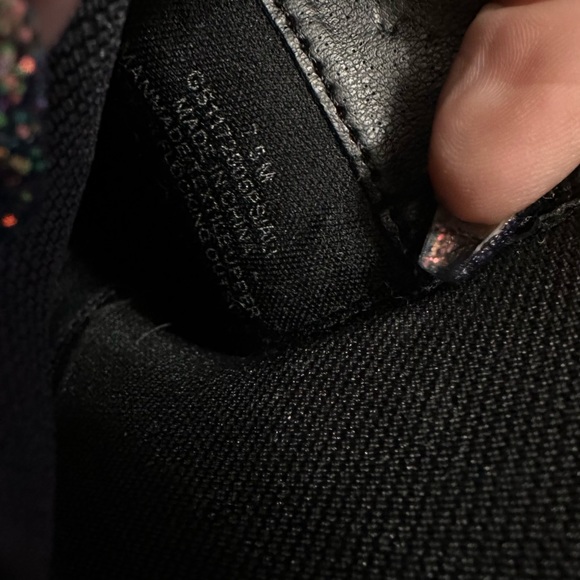 MIA Alejandro bootie lug sole ankle boots 7.5 black with brown soles. - Picture 6 of 6